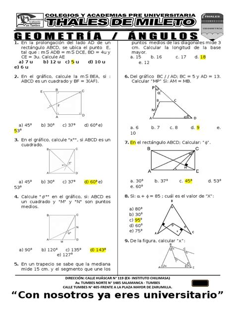 GEOMETRIA cuadrilateros | Geometría euclidiana | Geometría ...