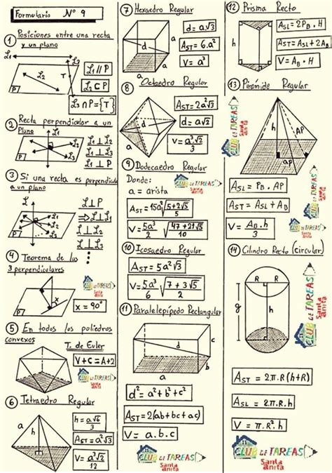 GEOMETRÍA DEL ESPACIO | Geometría del espacio, Matematicas ...