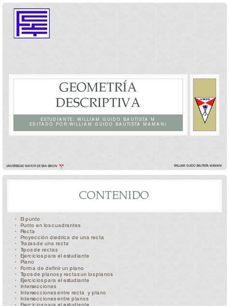 Geometria Descriptiva.pdf | Línea  geometría  | Rotación