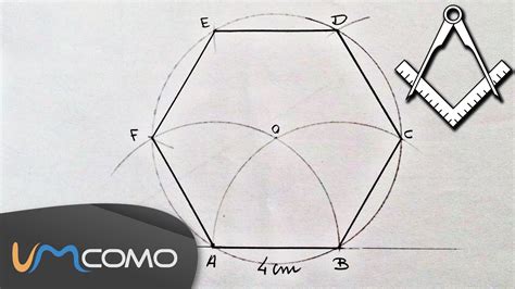 Geometria Descritiva   Desenhar um Hexágono Sendo Dado o ...