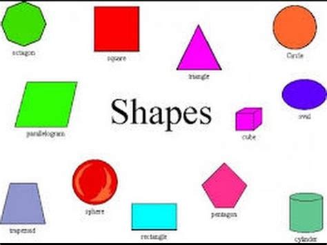 Geometrical shapes   YouTube