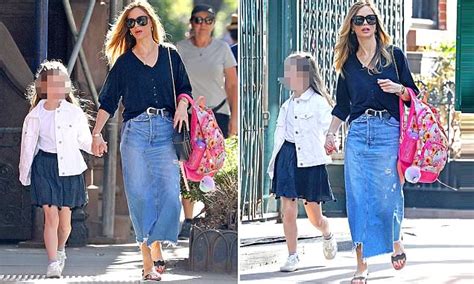 Georgina Chapman holds hands with daughter India | Daily Mail Online