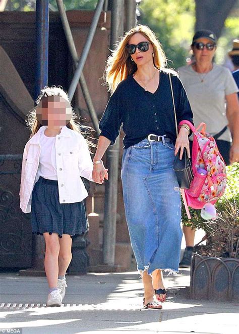 Georgina Chapman holds hands with daughter India | Daily Mail Online