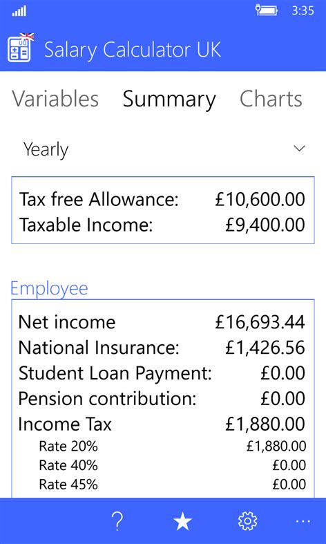 Get Salary Calculator for UK   Microsoft Store
