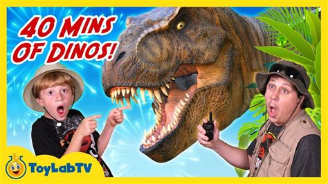 Giant Dinosaur Adventures! 40 Minutes of Dinosaurs with T ...
