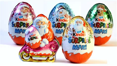 Giant Kinder Surprise Eggs 2016 Christmas Edition Kinder ...