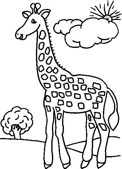 Giraffe. | Animais para colorir, Girafas, Páginas para colorir