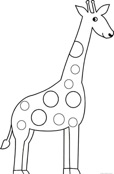 Giraffe Sketch Easy at PaintingValley.com | Explore ...