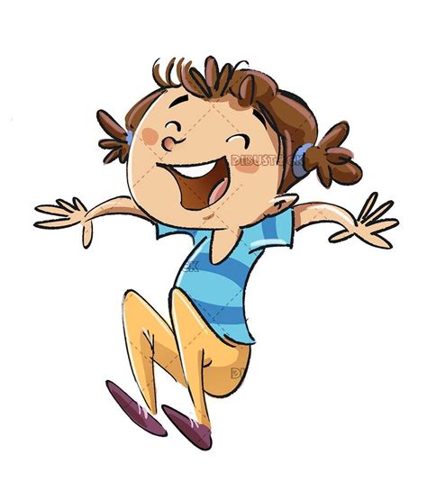 Girl jumping for joy | Niños saltando, Diseño de ...