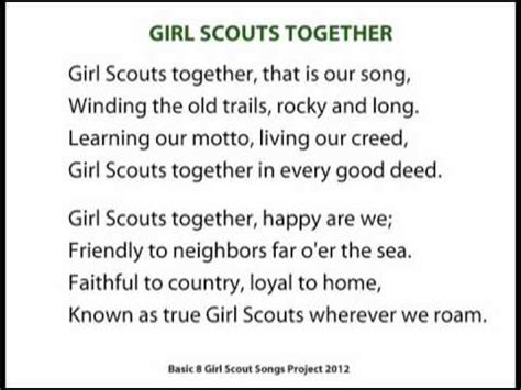 Girl Scouts Together   YouTube