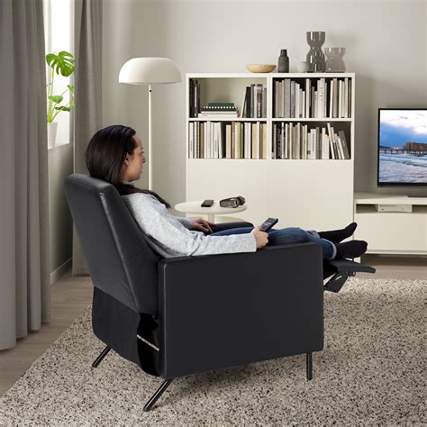 GISTAD Sillón relax reclinable, Bomstad negro   IKEA