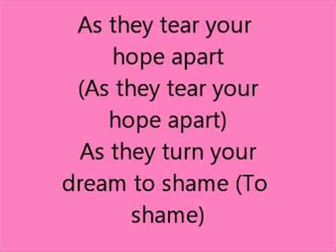 Glee I Dreamed a Dream with lyrics   YouTube