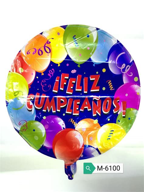 Globo Cumpleaños 18 Pulgadas Gas Helio, Happy Birtday ...