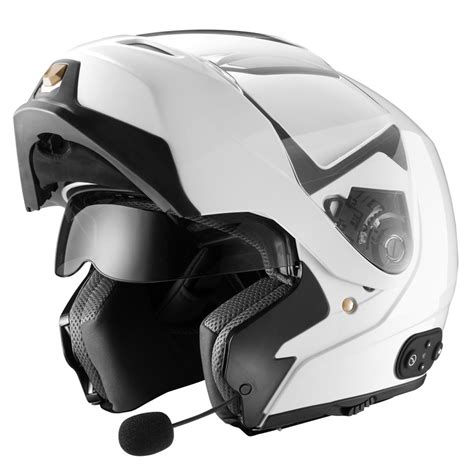 GLX Modular Helmet with Bluetooth and Sun Shield  Gloss ...