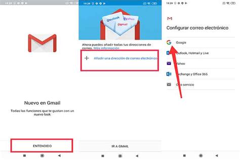 Gmail Correo Iniciar Sesión en Android