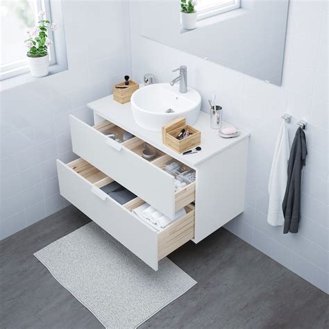 GODMORGON Mueble de lavabo con 2 cajones   blanco   IKEA