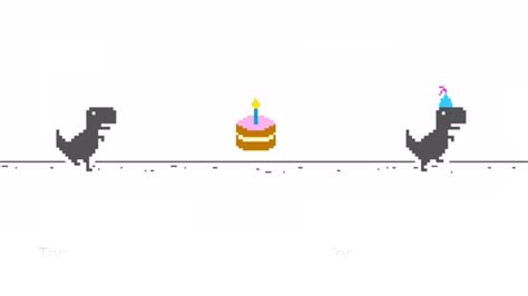 Google Chrome s offline dinosaur game has a 10th birthday ...