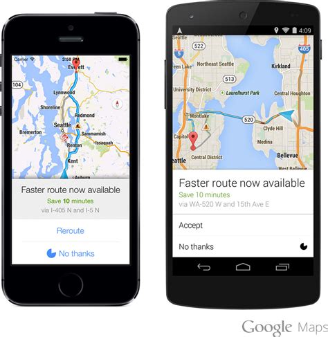 Google Maps App Now Continually Searching For Faster Route ...