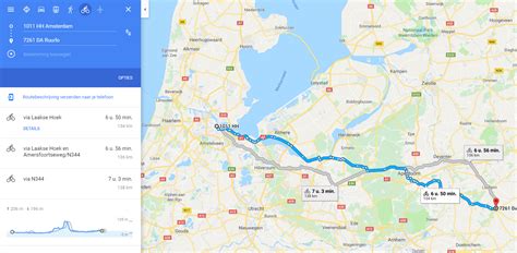 Google Maps routeplanner