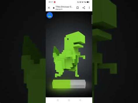 Google T rex dinosaur game 3D #google #dinosaur3d   YouTube