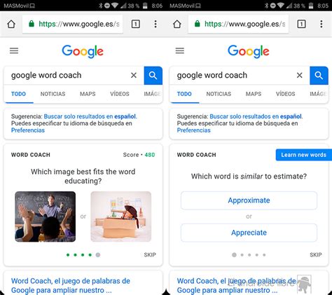 Google te ayuda a aprender ingles con su propio buscador