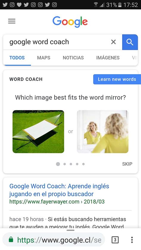 google word coach aprender ingles desde el buscador 1 ...