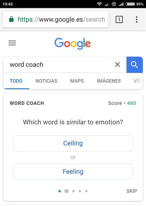 Google Word Coach: juego de Google para aprender inglés ...