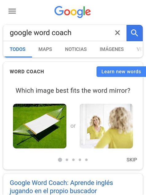 Google word coach: Nuevo juego del buscador para aprender ...