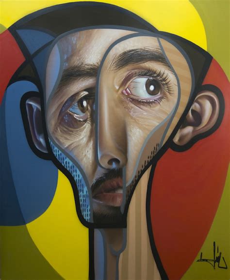 Graffiti Portraits Creatively Blend Cubism with Hyperrealism