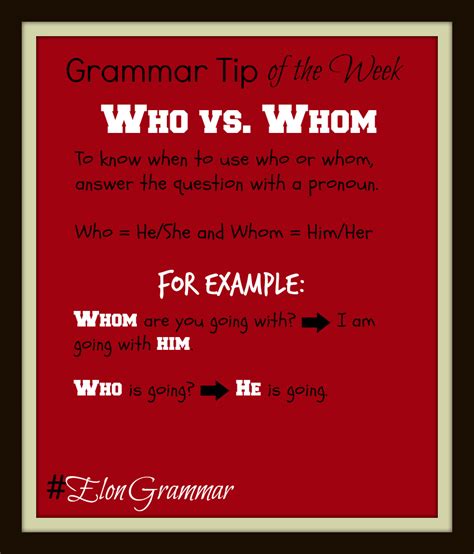 Grammar Tips: Comma Splices & Who vs. Whom