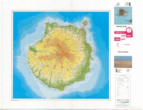 Gran Canaria  Isla . Mapas topográficos. 1993
