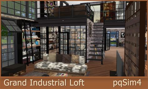 Grand Industrial Loft. Sims 4 Speed Build and Download.