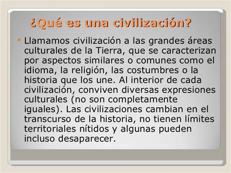 Grandes civilizaciones