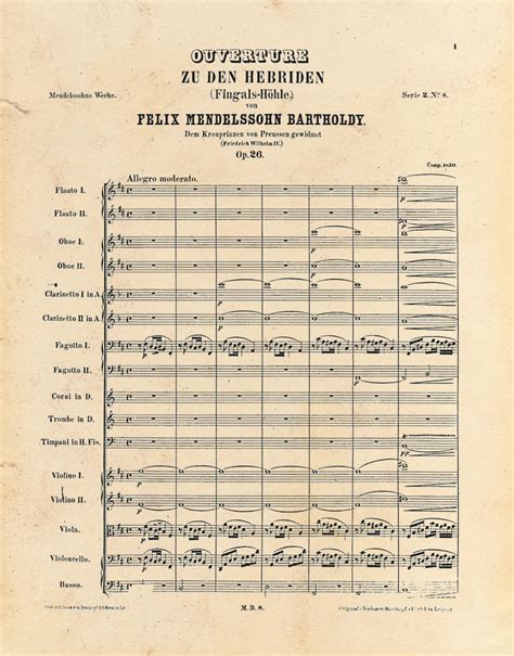 Grandes Obras: Obertura de  Las Hébridas  Op.26   Mendelssohn