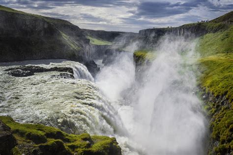 Grandes Rincones Cascadas de Gullfoss Islandia