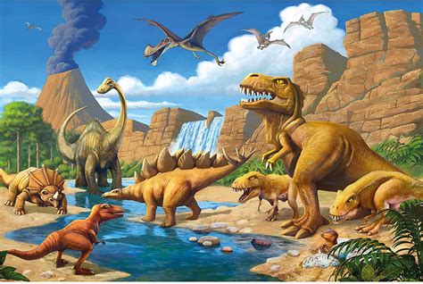 Great Art Papel Pintado fotográfico   Dinosaurios ...