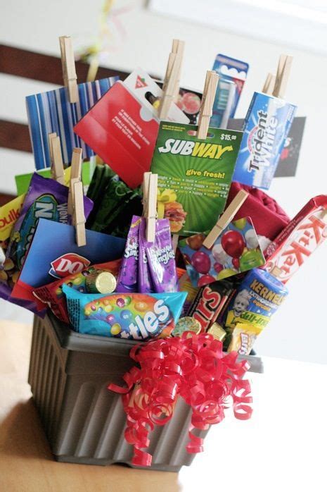 Great Easter basket idea for older kids, add in the bunny ...