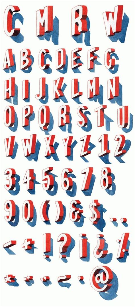 Great us of shadows | Typography alphabet, Lettering ...