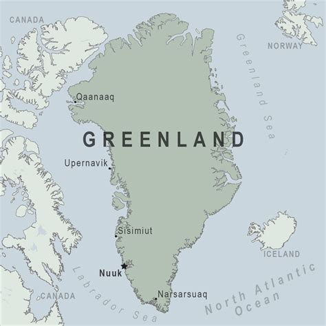Greenland goes further north, south, East and west than Iceland : MapPorn