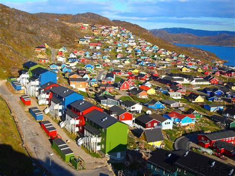 Greenland, Qaqortoq. Summer colors | Design & Architecture ...