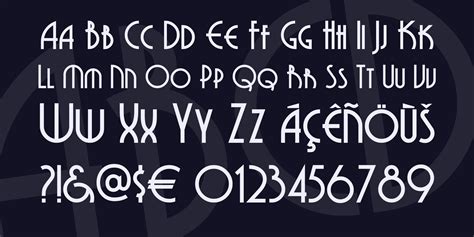Grenadier NF Font · 1001 Fonts | 1001 fonts, Art deco font, Deco font