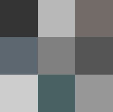 Gris Wikipedia, la enciclopedia libre | Paletas de colores grises ...