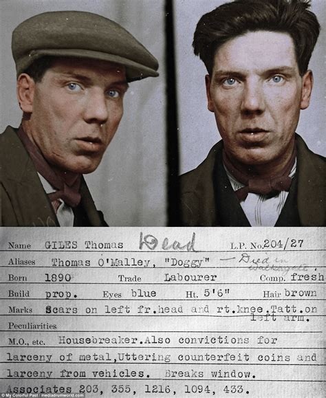 Gritty 1930s mugshots of Newcastle criminals | Daily Mail ...