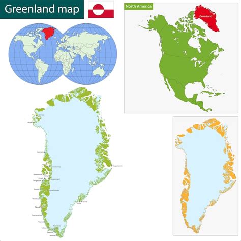 Groenlandia Mapa America