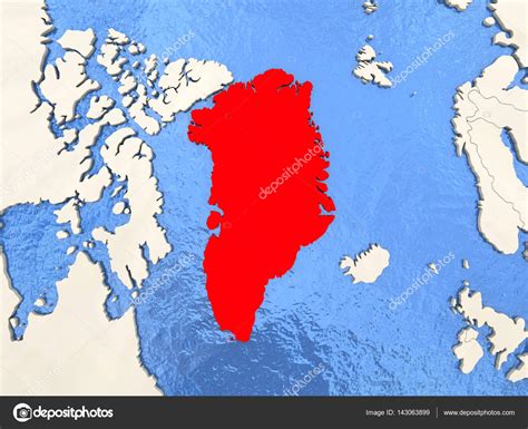 Groenlandia No Mapa