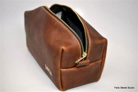 Groomsmen Accessories Personalized Leather Dopp Kit Gifts ...