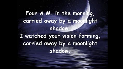 Groove Couverage   Moonlight Shadow  with lyrics    YouTube