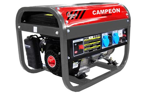 Grupo electrógeno MK2500 motor campeón — Bricowork