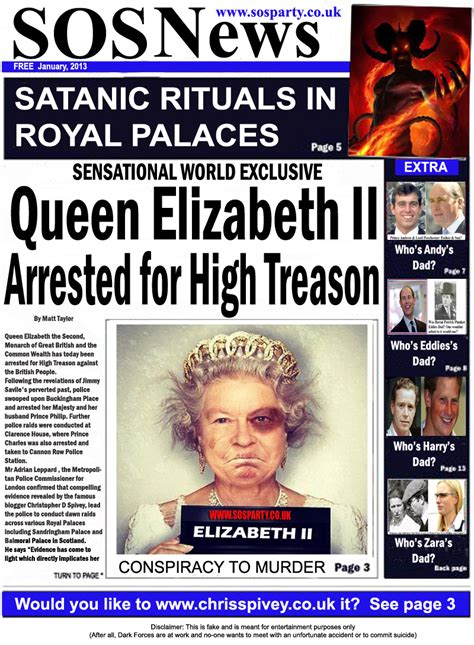 GUERRILLA DEMOCRACY NEWS: QUEEN ELIZABETH II IS ARRESTED ...