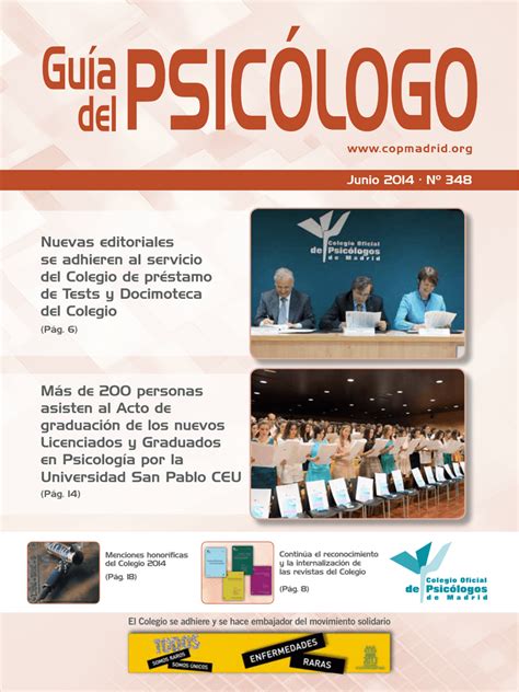 Guía del Psicólogo   Colegio Oficial de Psicólogos de Madrid